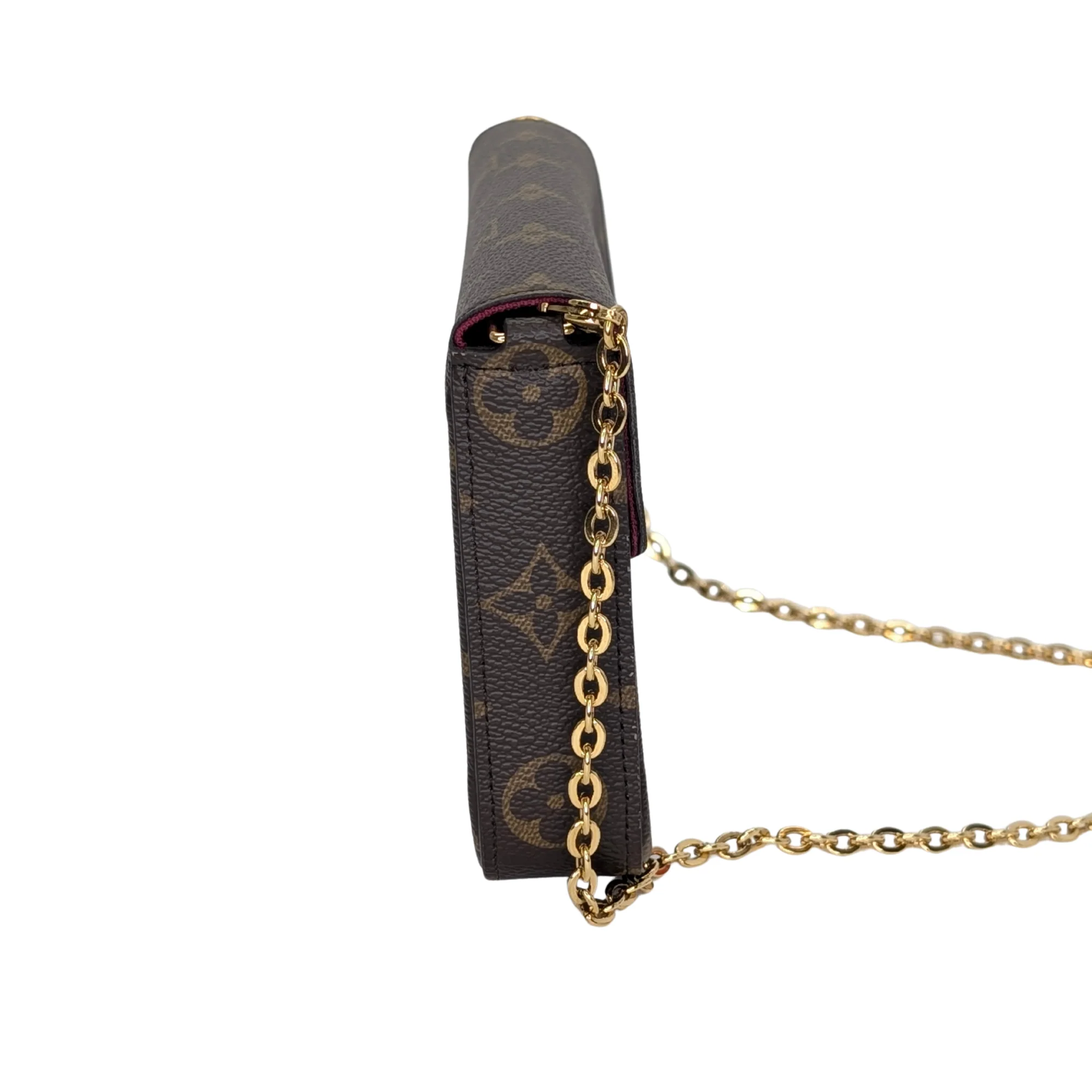 Louis Vuitton Pochette Félicie Monogram Bag Brown - Image 4