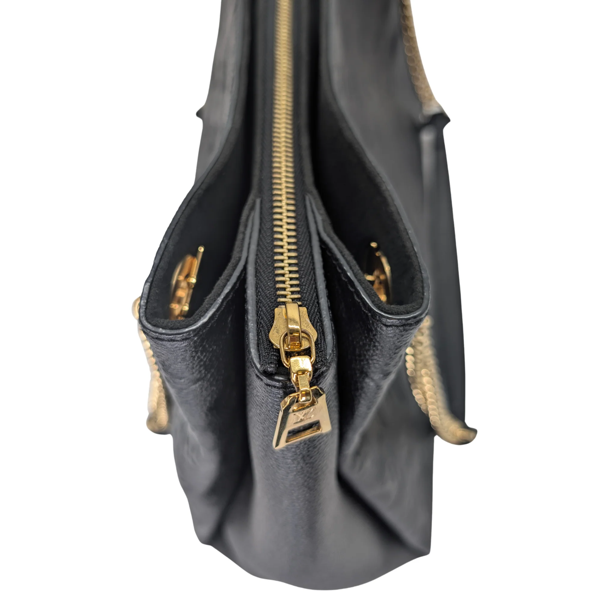Louis Vuitton Suréne MM Chain Tote Handbag Black - Image 13