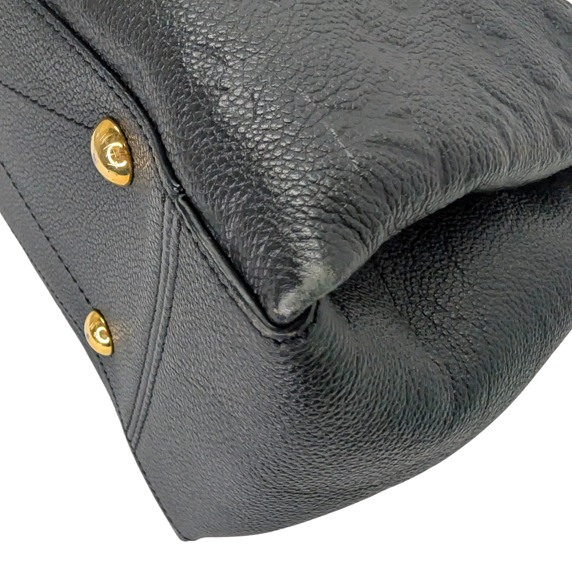 Louis Vuitton Suréne MM Chain Tote Handbag Black - Image 9