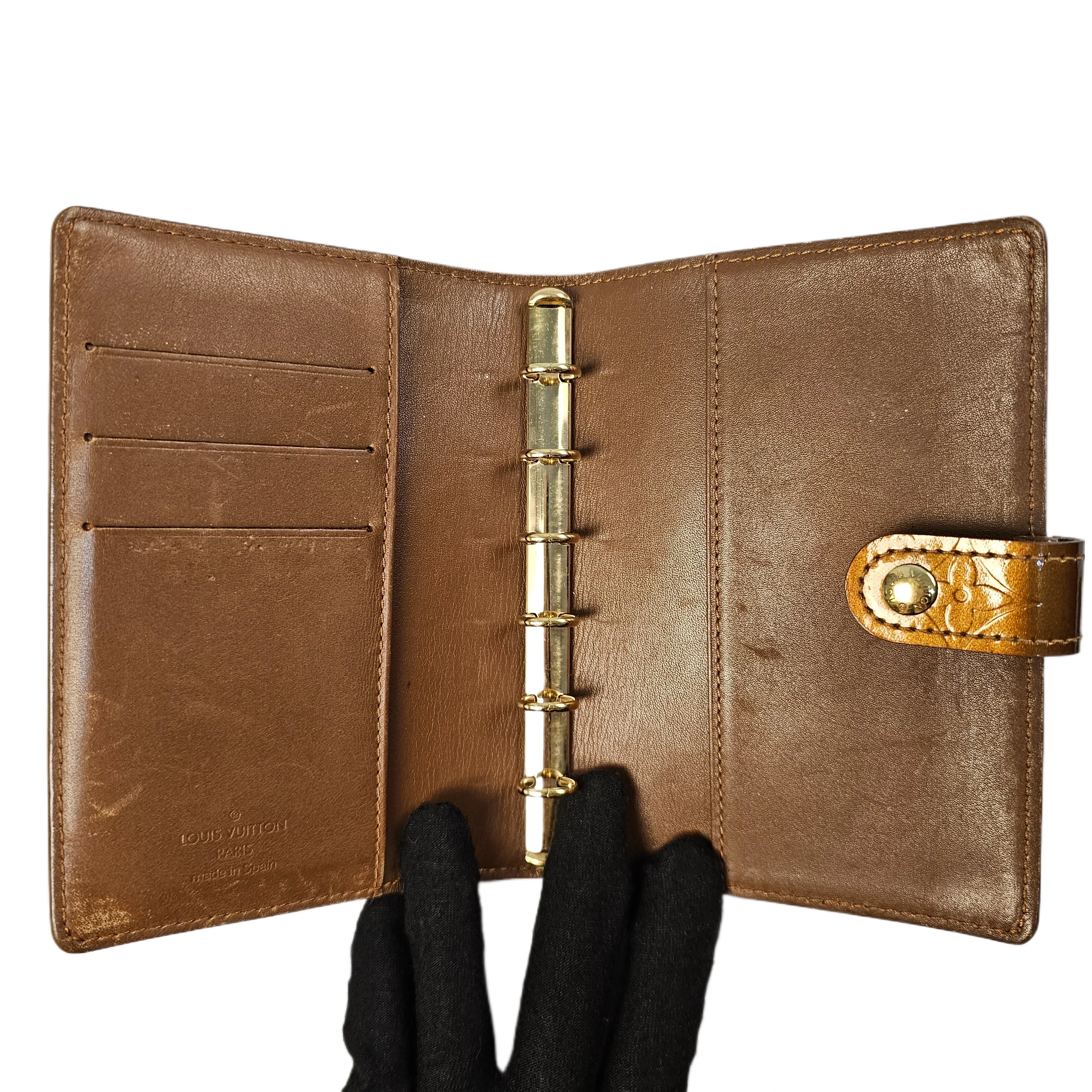 Louis Vuitton Vernis Monogram Bronze Leather Agenda - Image 8