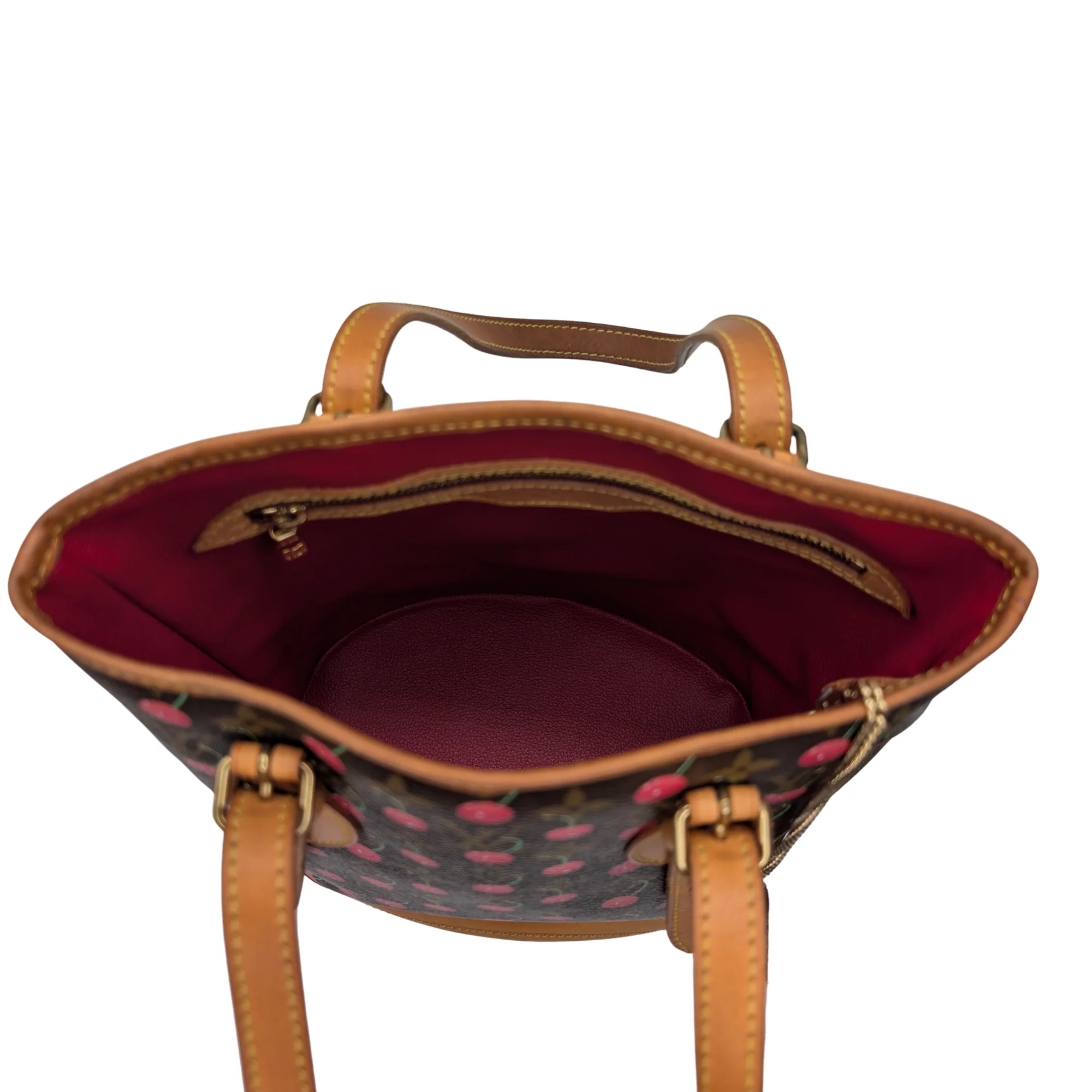 Louis Vuitton Cerises Bucket Murakami Cherry Handbag - Image 22