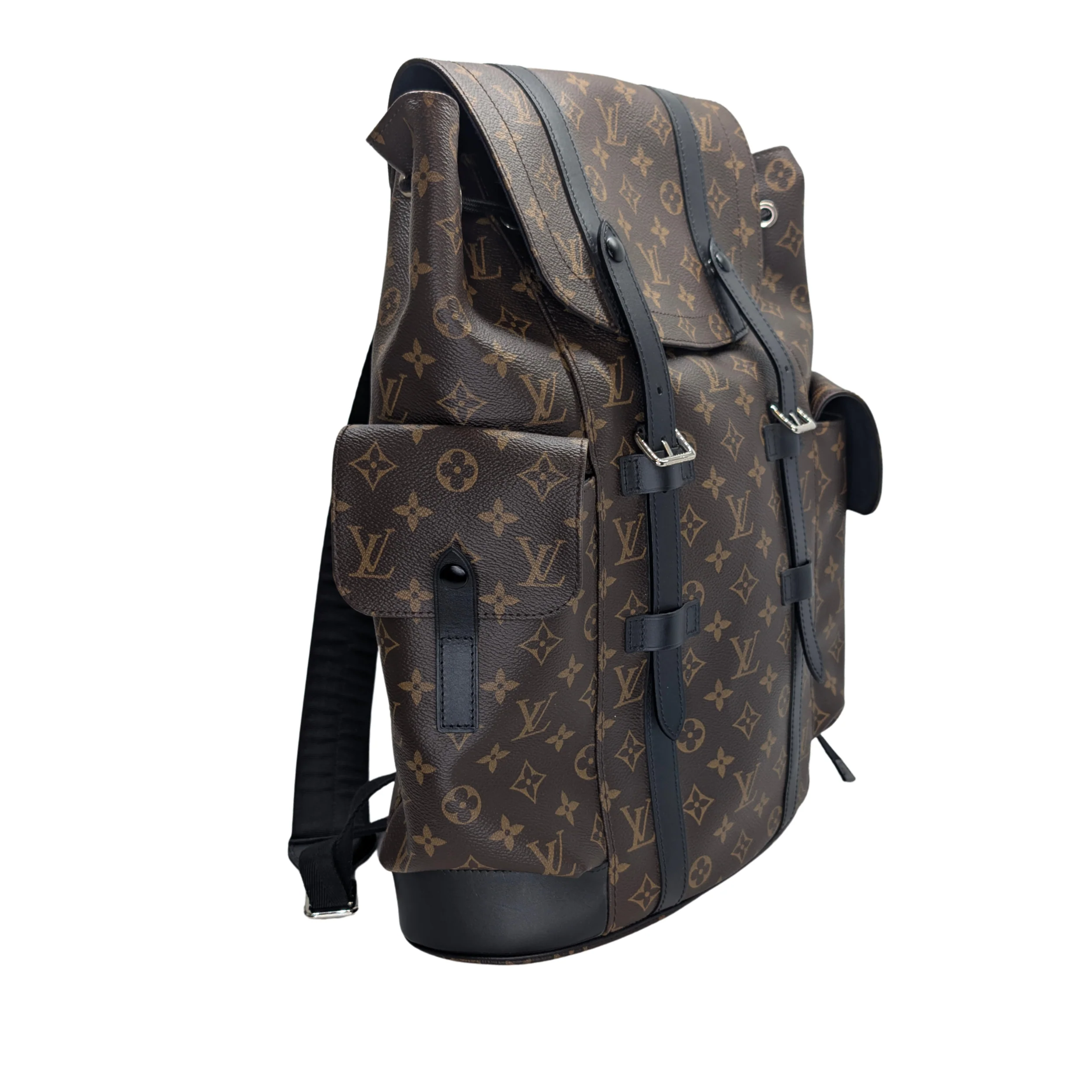 Louis Vuitton Christopher MM Backpack in Monogram Macassar Canvas - Image 5