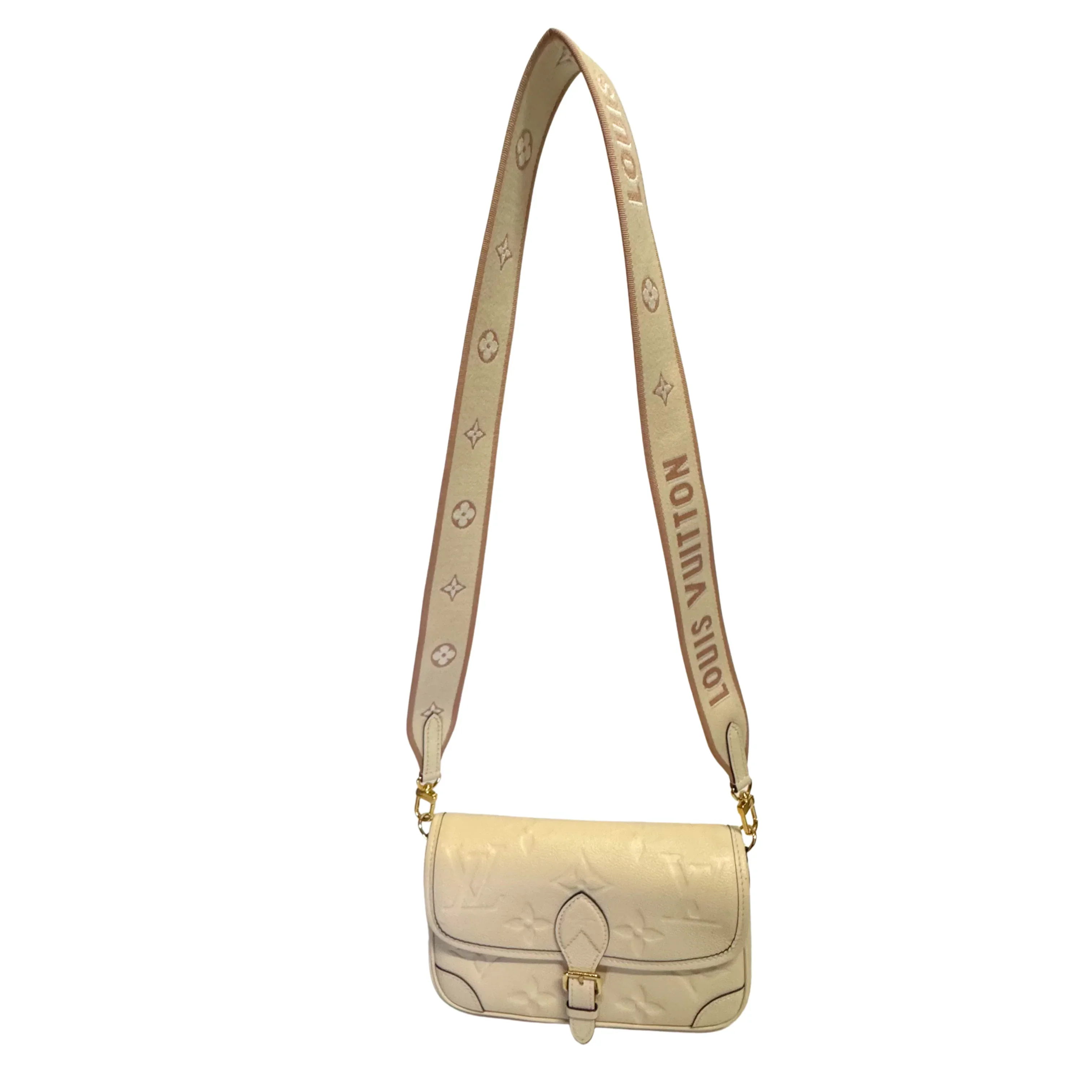 Louis Vuitton Giant Diane Monogram Leather Empreinte Shoulder Bag - Image 3