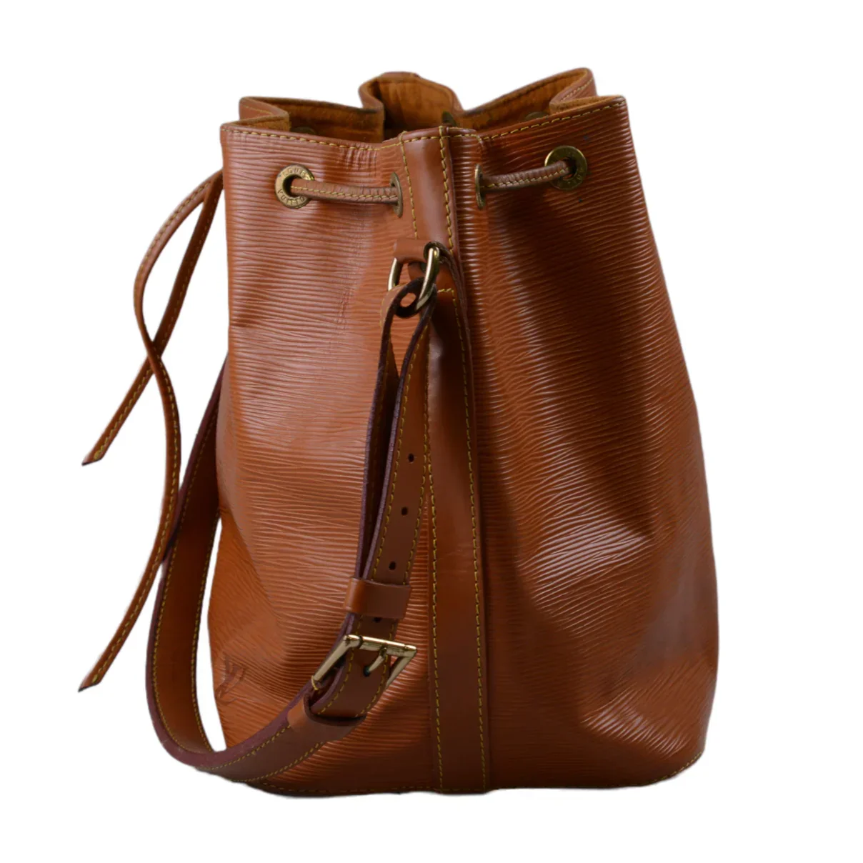 Louis Vuitton Epi Noe Bucket Petit Mini Bag Brown - Image 6