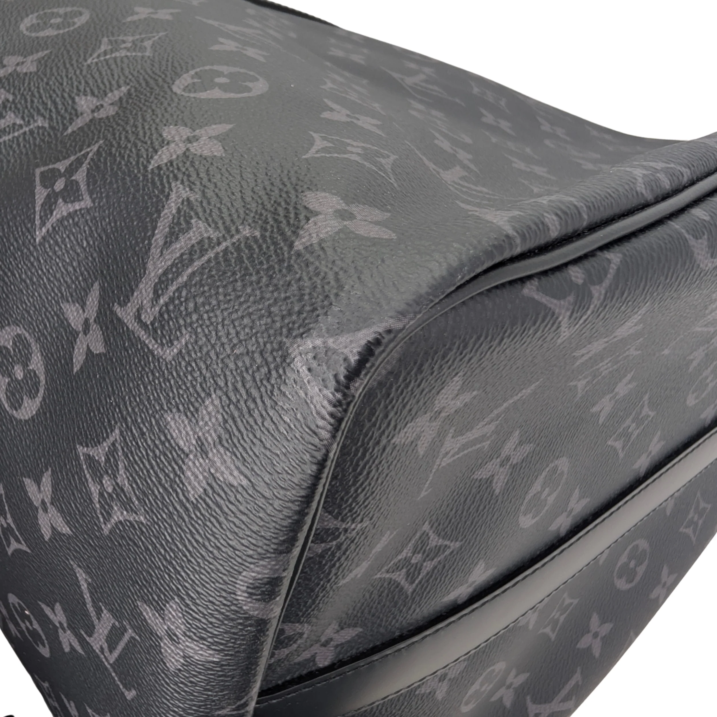 Louis Vuitton Keepall Bandoulière 55 Monogram Eclipse Charcoal Black - Image 8