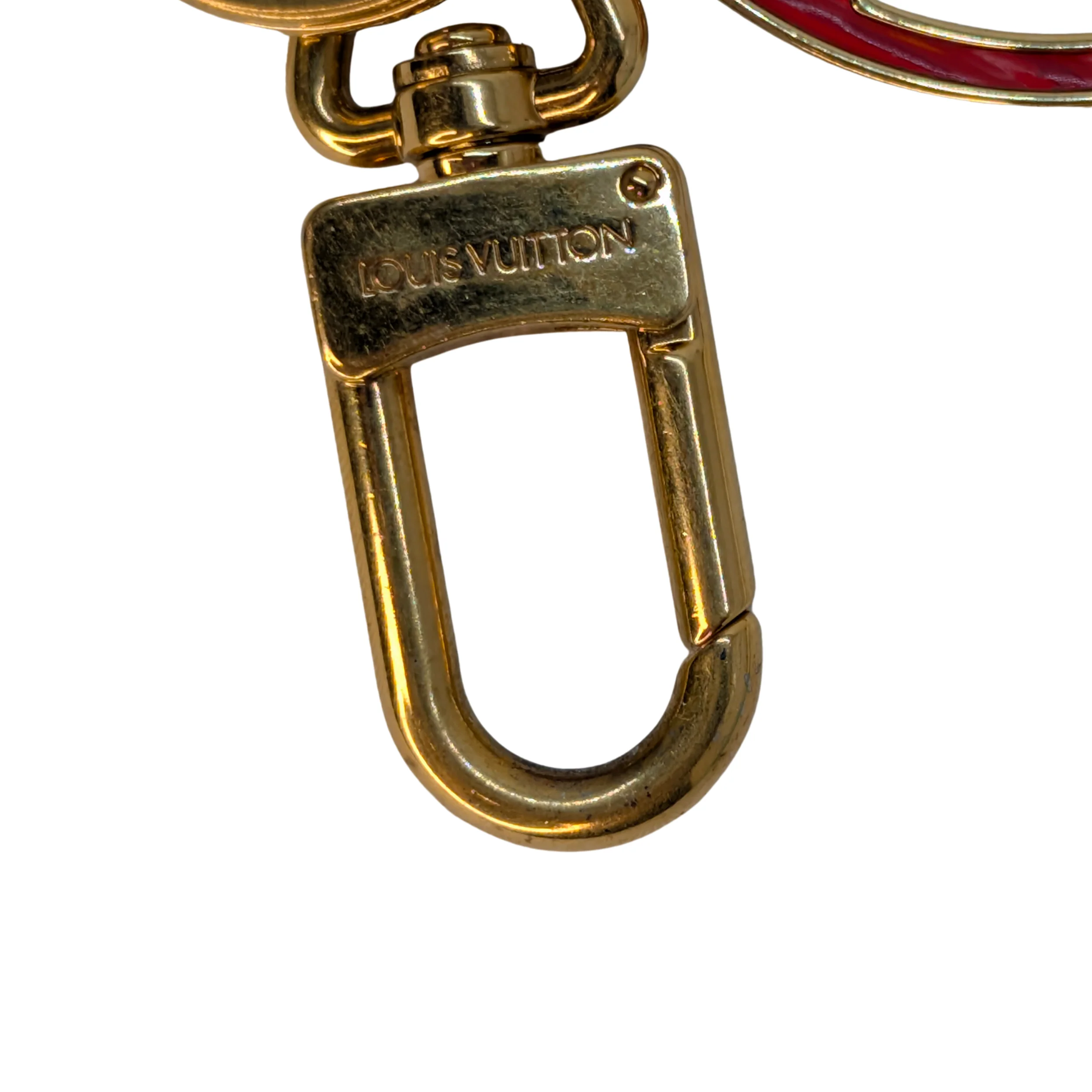 Louis Vuitton Red Epi Leather Key Holder Bag Charm - Image 4