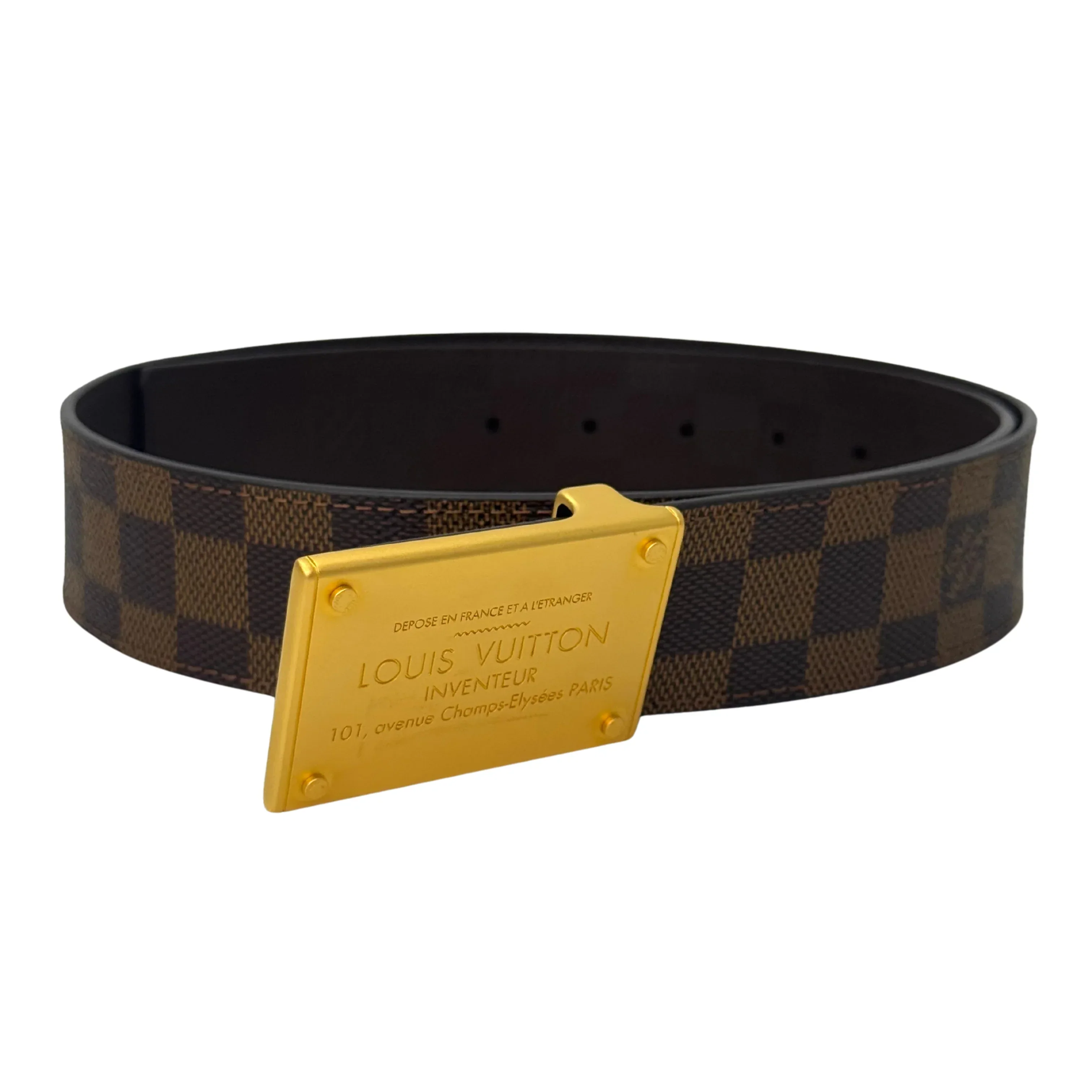 Louis Vuitton Damier Ebene Neo Inventeur Reversible Belt 90cm - Image 4