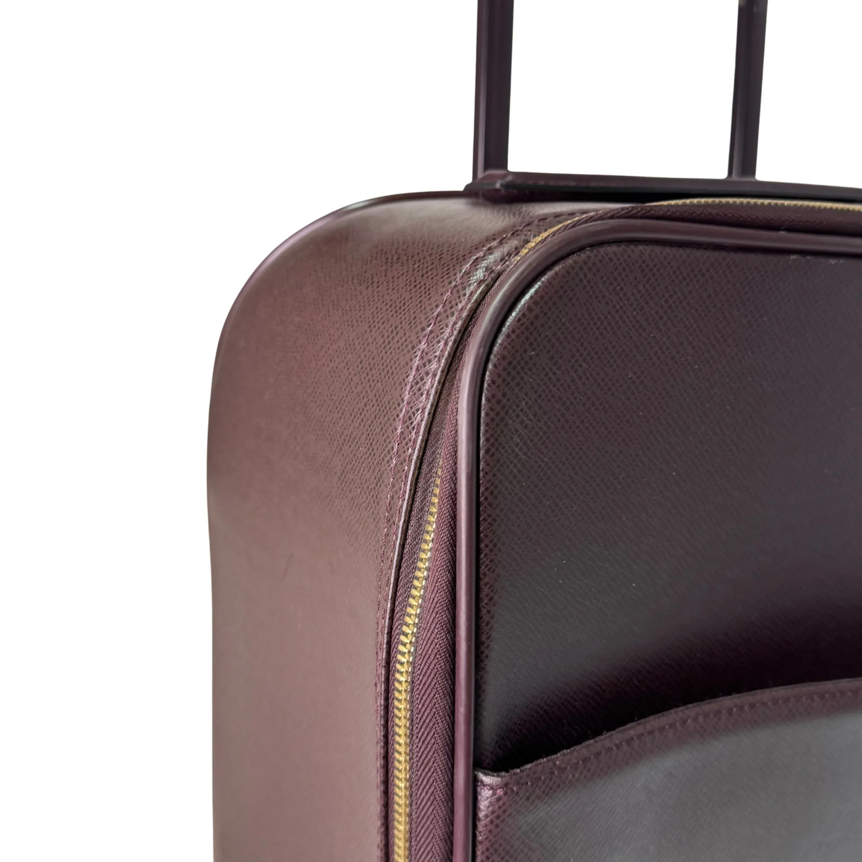 Louis Vuitton Pegase 45 Luggage Bag Leather Burgundy - Image 6