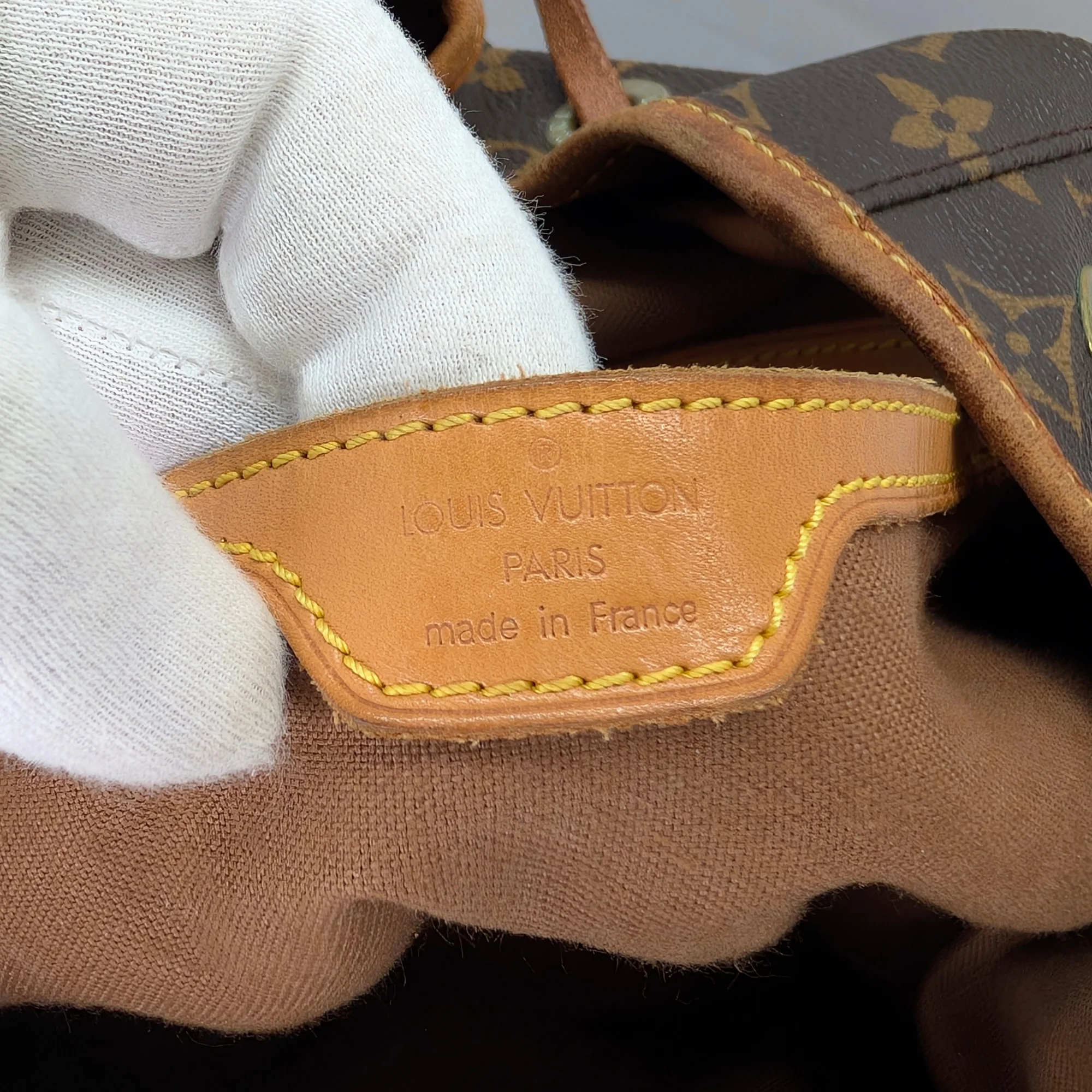 Louis Vuitton Montosouris GM Monogram Backpack Brown - Image 19