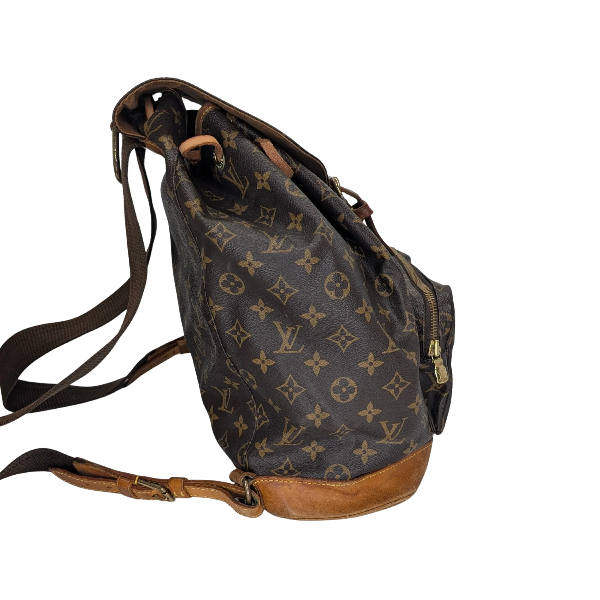Louis Vuitton Montosouris GM Monogram Backpack Brown - Image 7