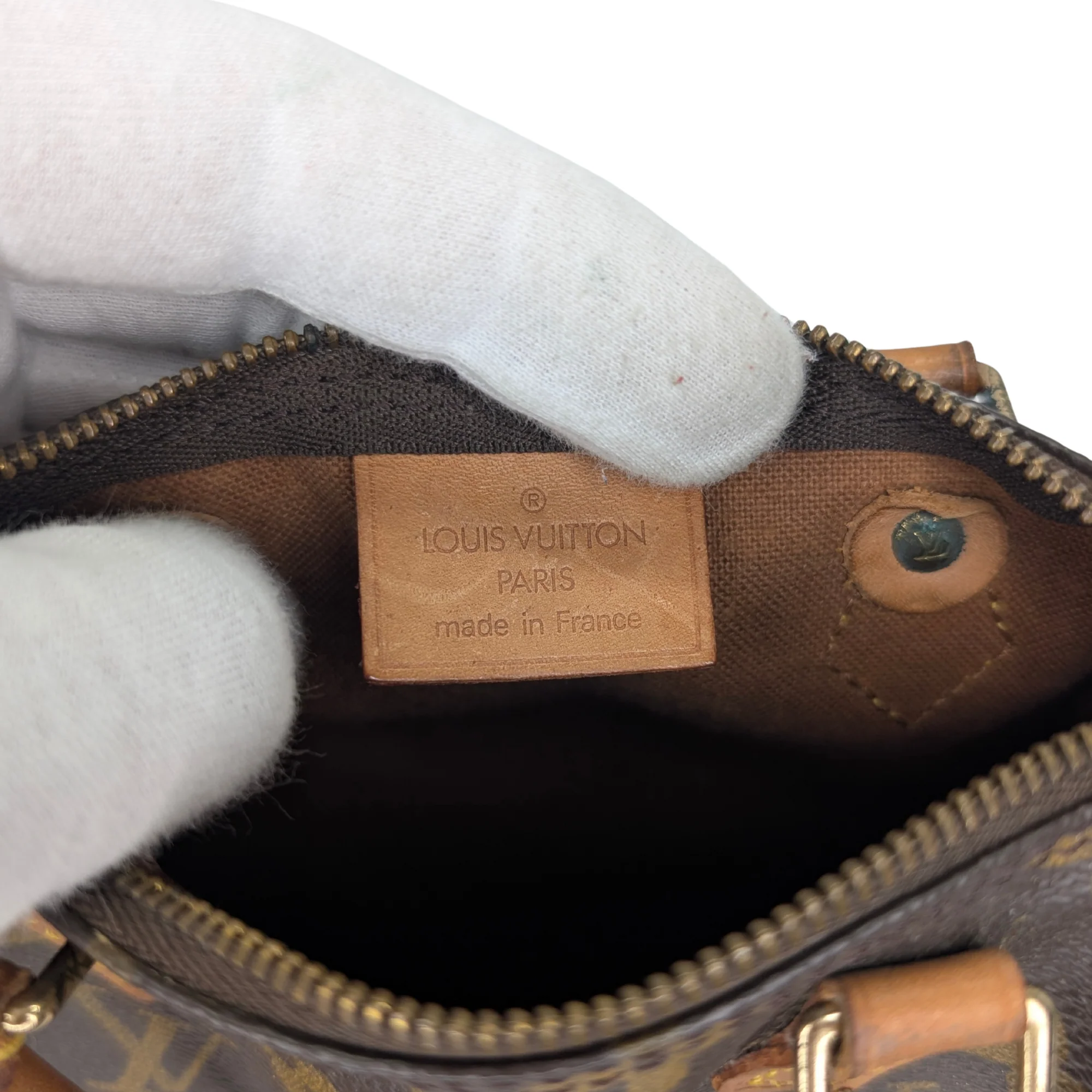 Louis Vuitton Nano Speedy Monogram Handbag Brown - Image 16