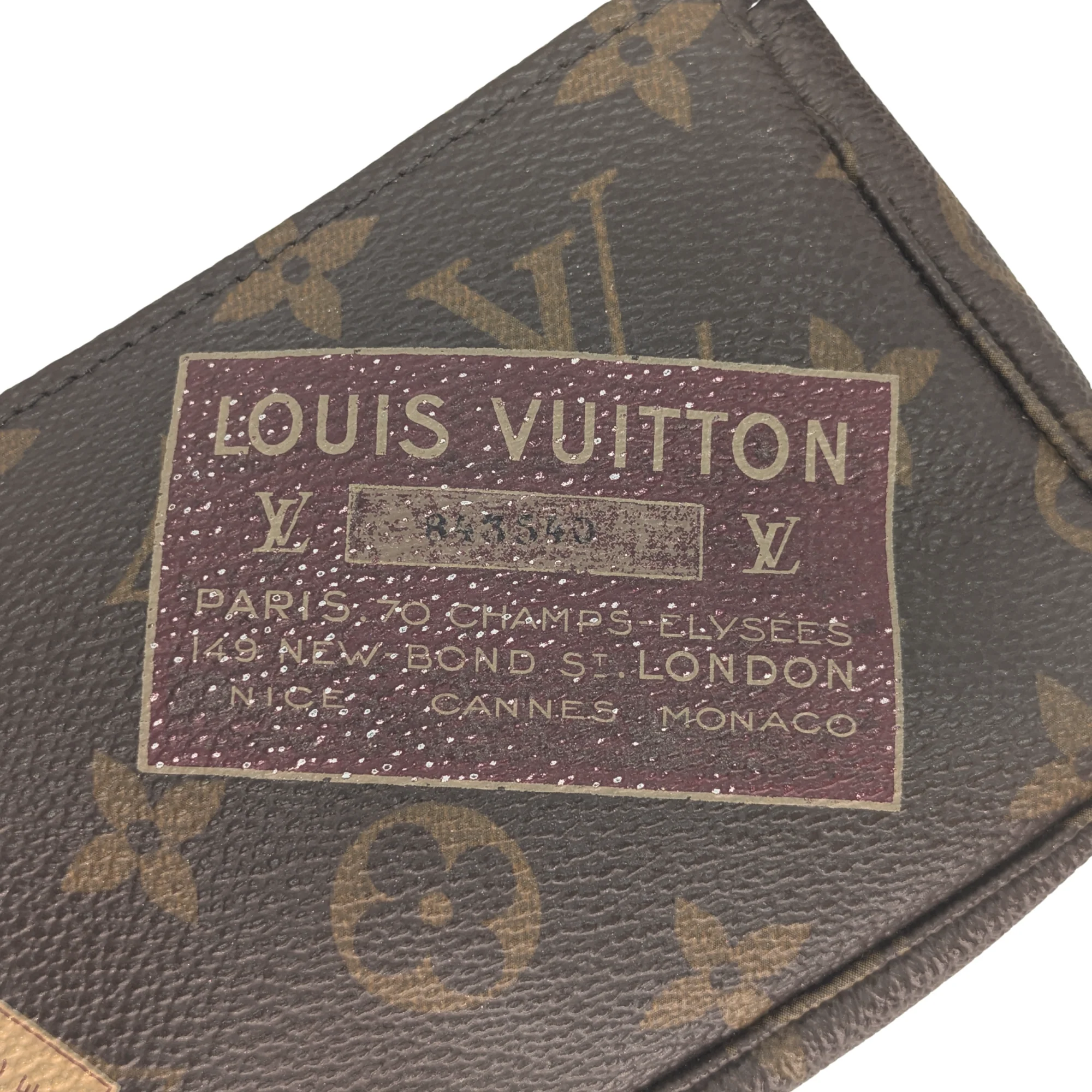 Louis Vuitton Travel Stamp Mini Pochette Bag - Image 7