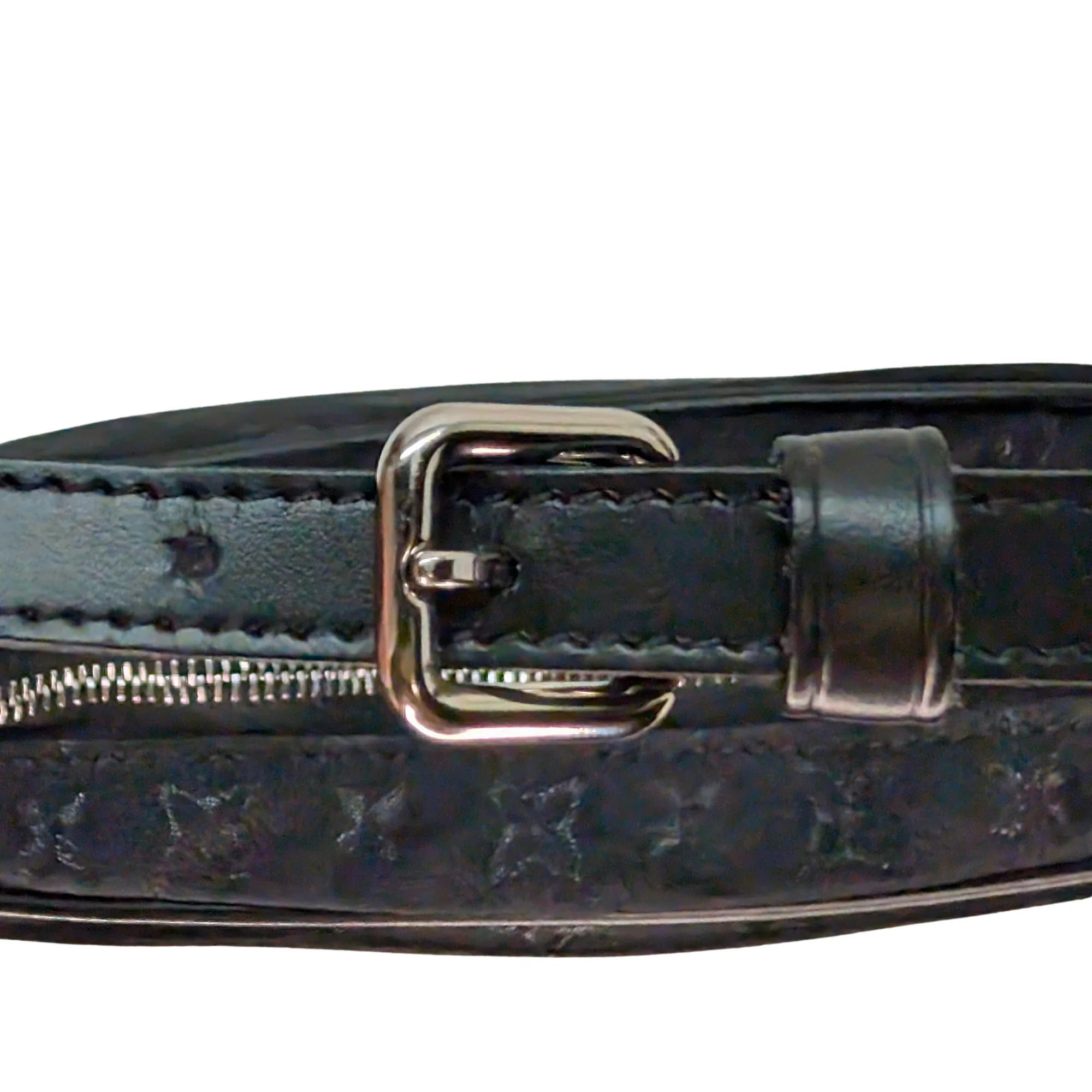 Louis Vuitton Satin Little Boulogne Monogram Bag Black - Image 12