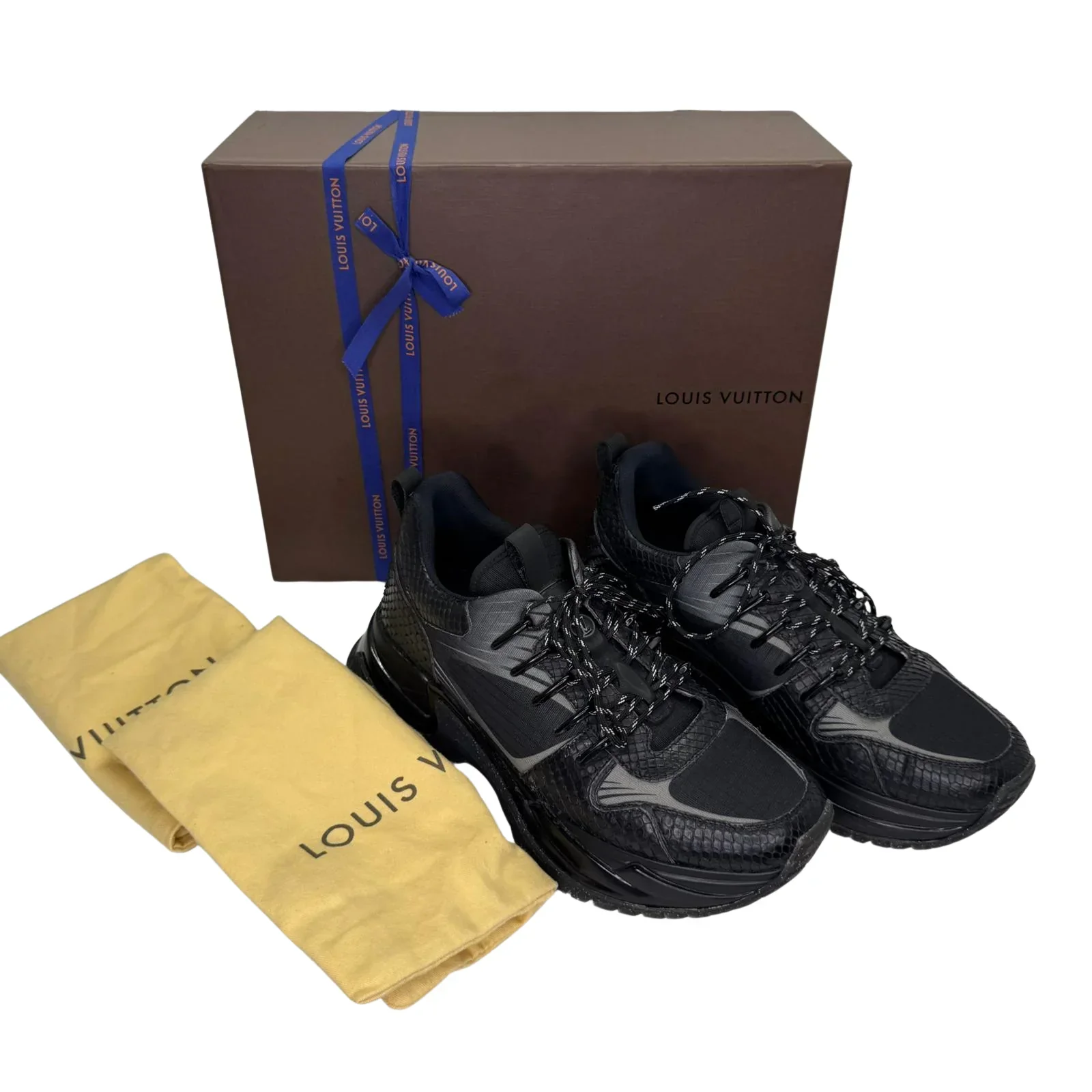 Louis Vuitton Run Away Pulse Sneakers Black - Image 14