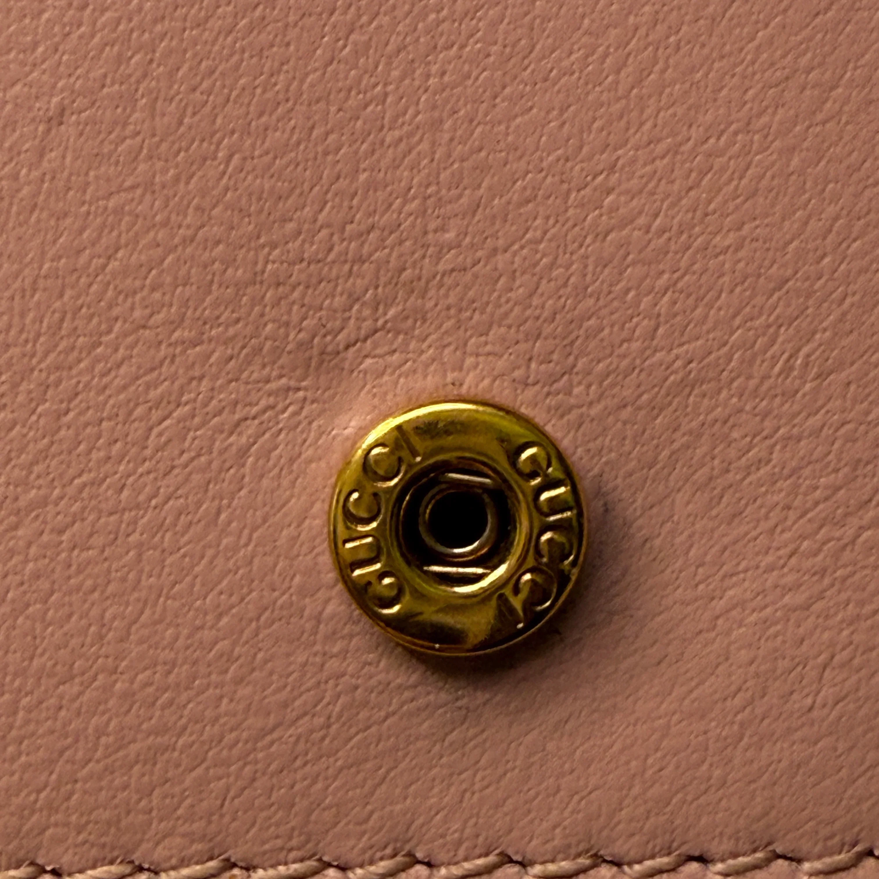Gucci GG Small Marmont Wallet Leather Pink - Image 5