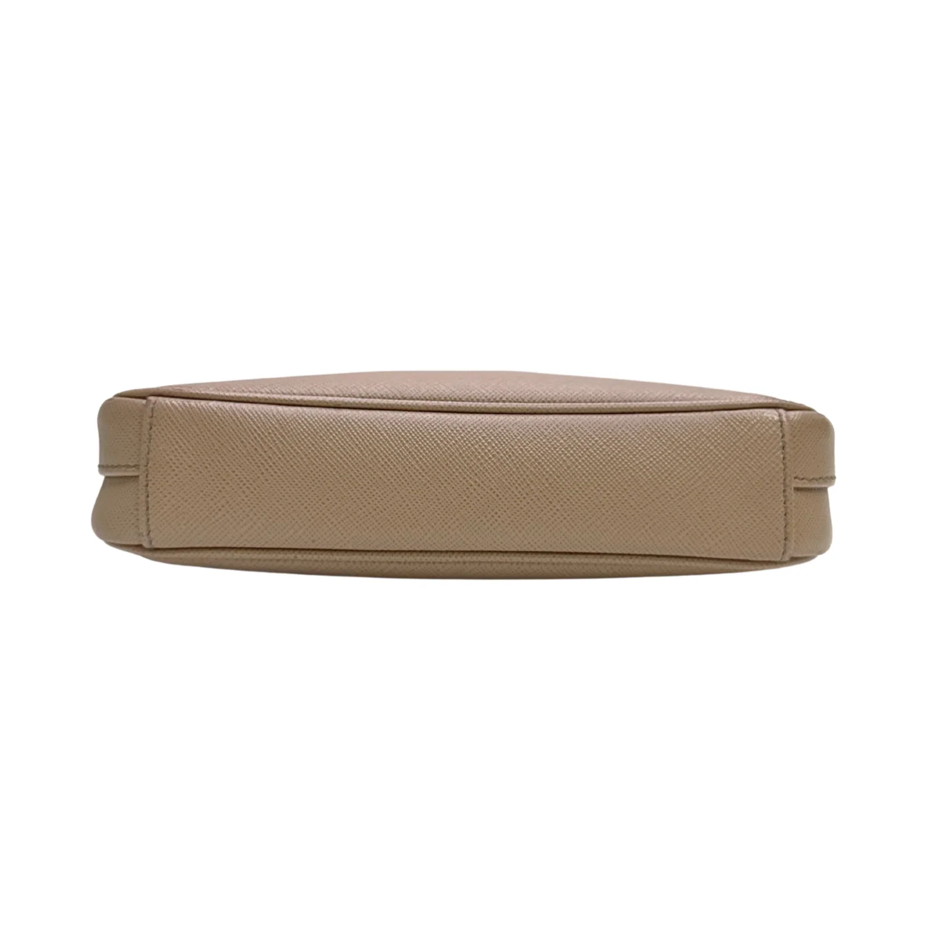 Prada Re-edition Crossbody Bag Leather Beige - Image 9