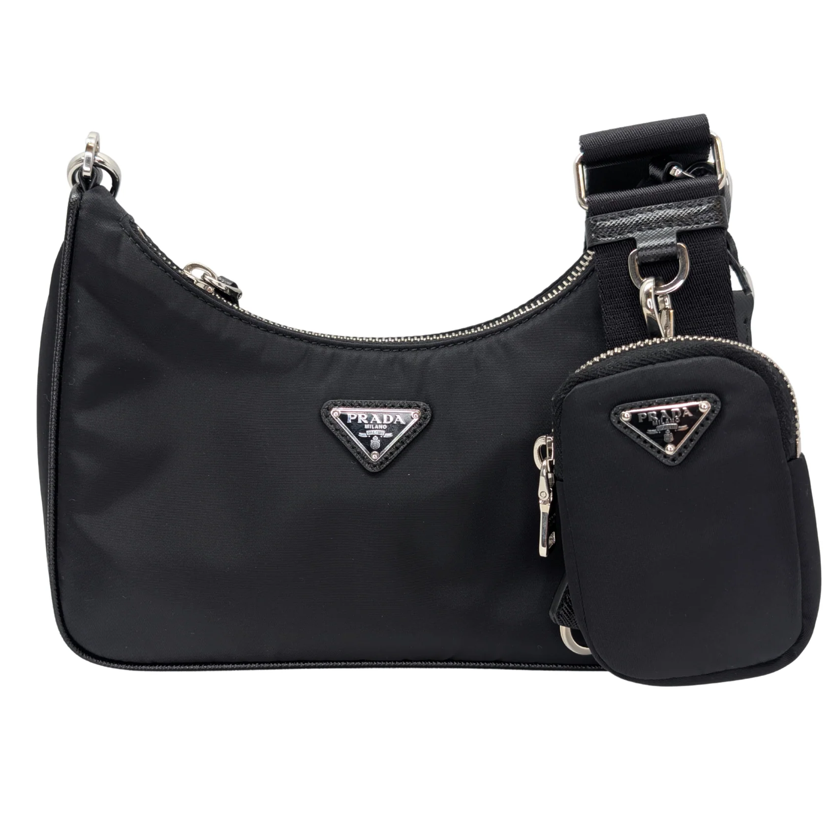 Prada Re-Edition 2005 Re-Nylon Bag Black