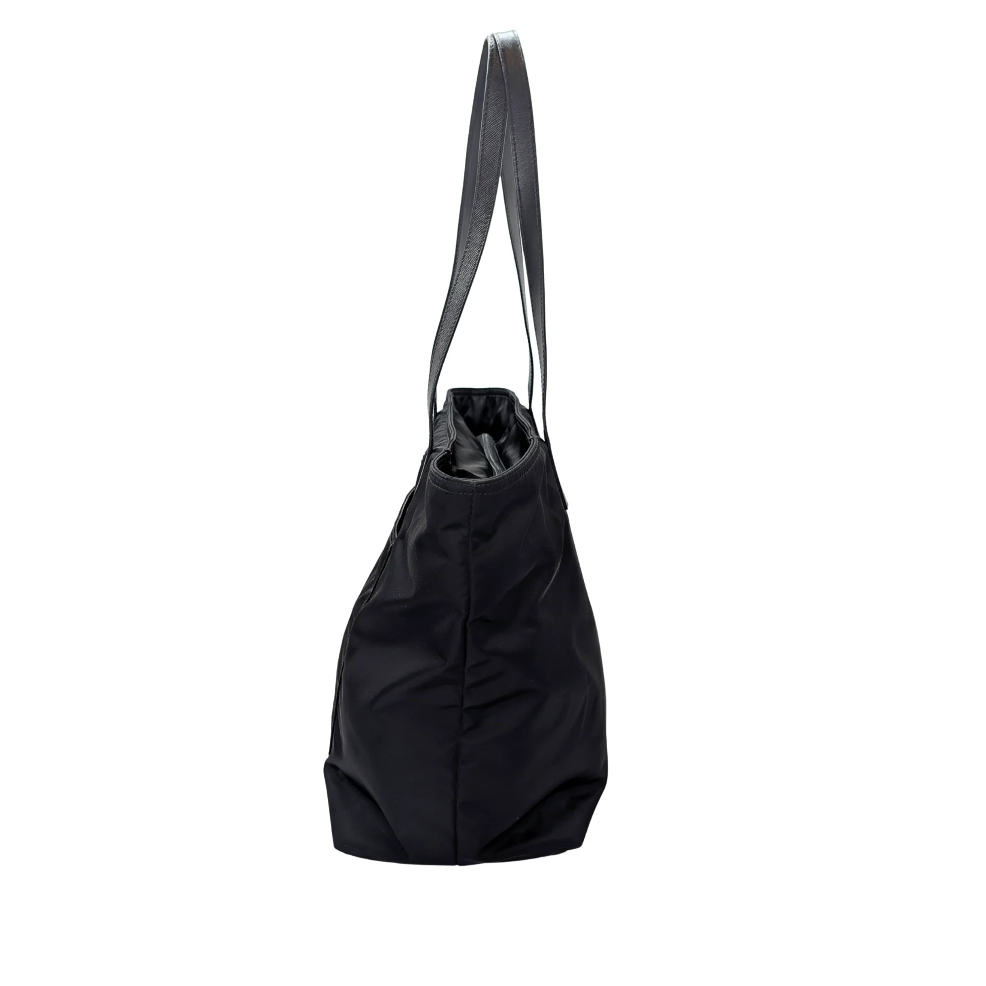 Prada Tessuto Re-Nylon Shopping Tote Black - Image 4