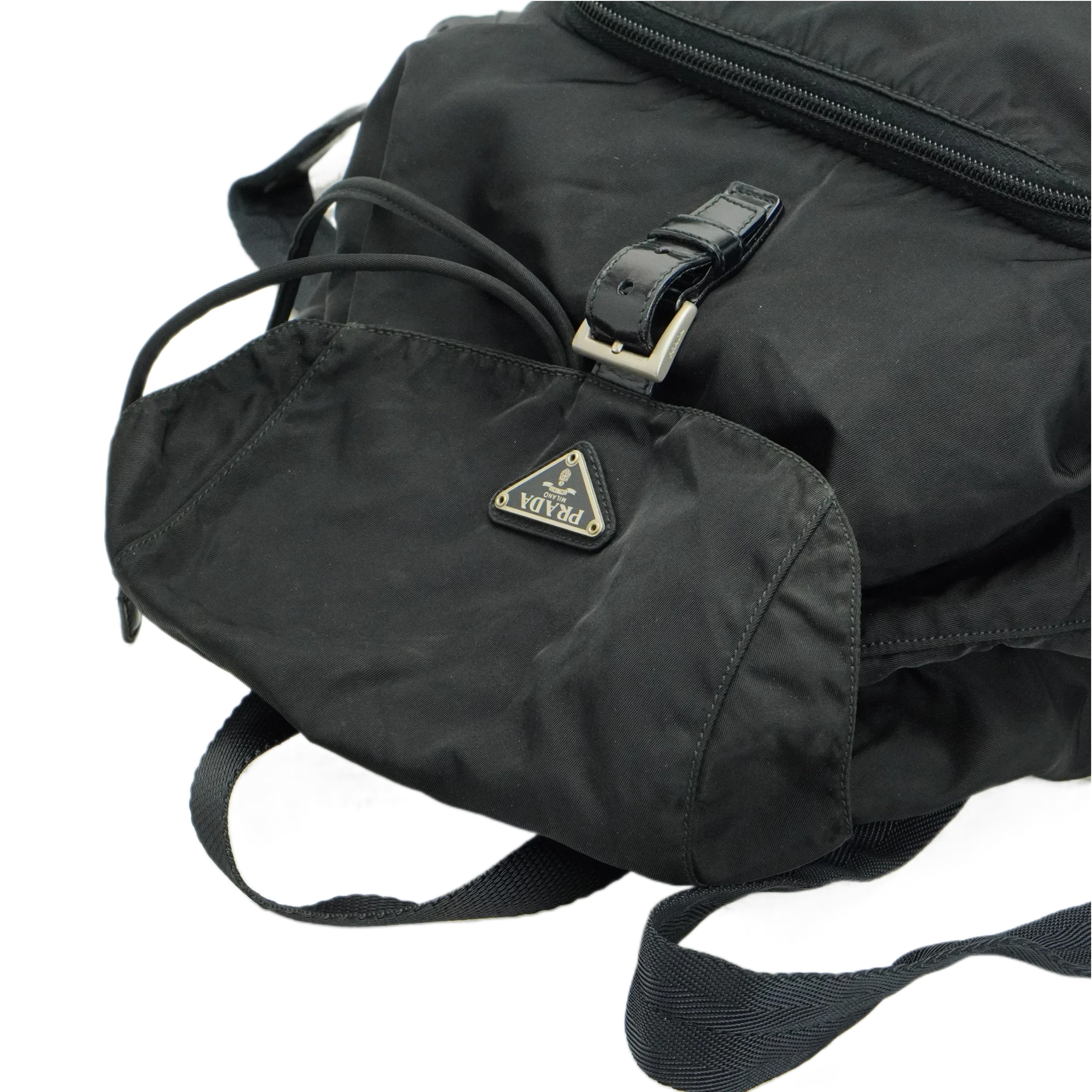 Prada Nylon Black Backpack Rucksack - Image 10