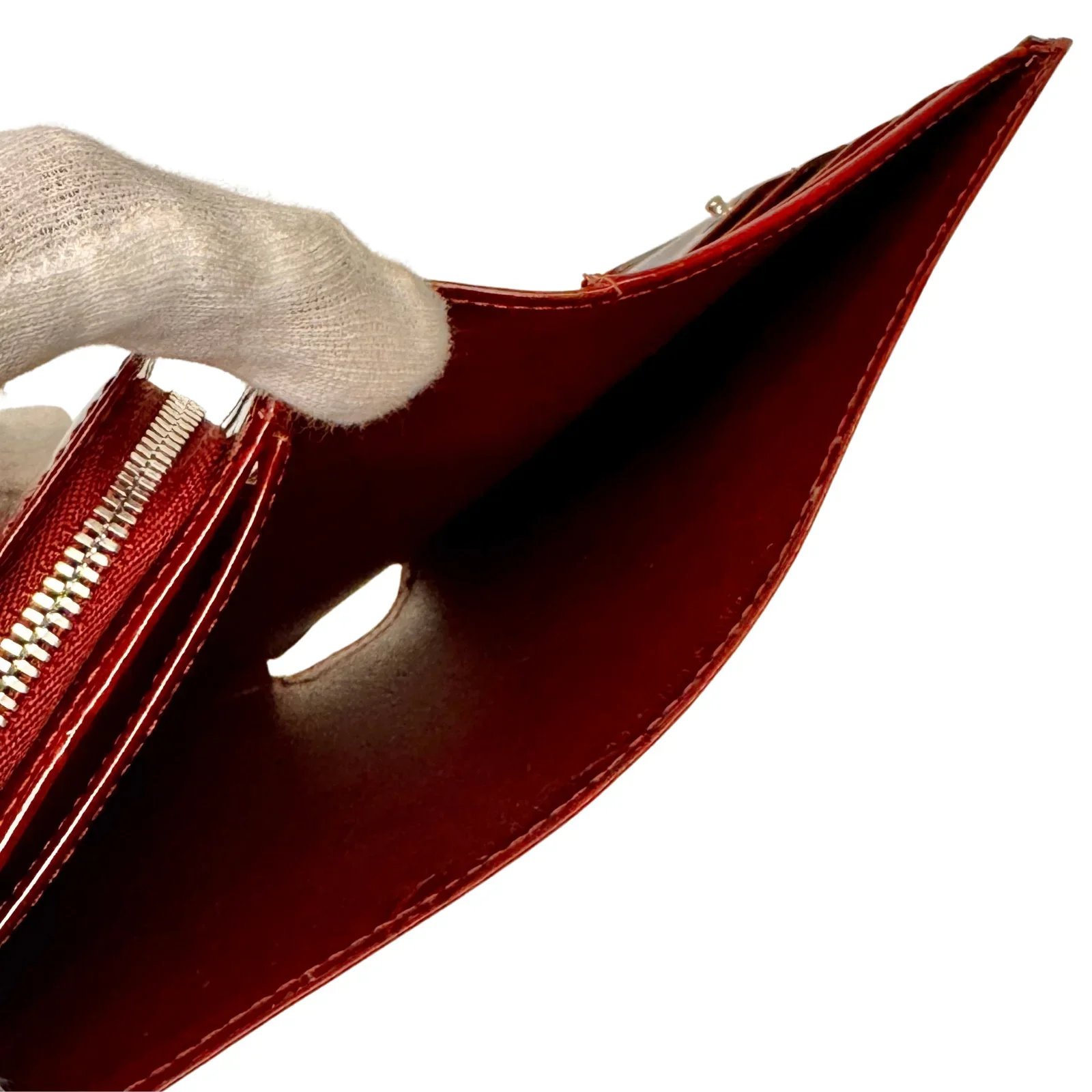Cartier Long Leather Wallet Deep Red - Image 11