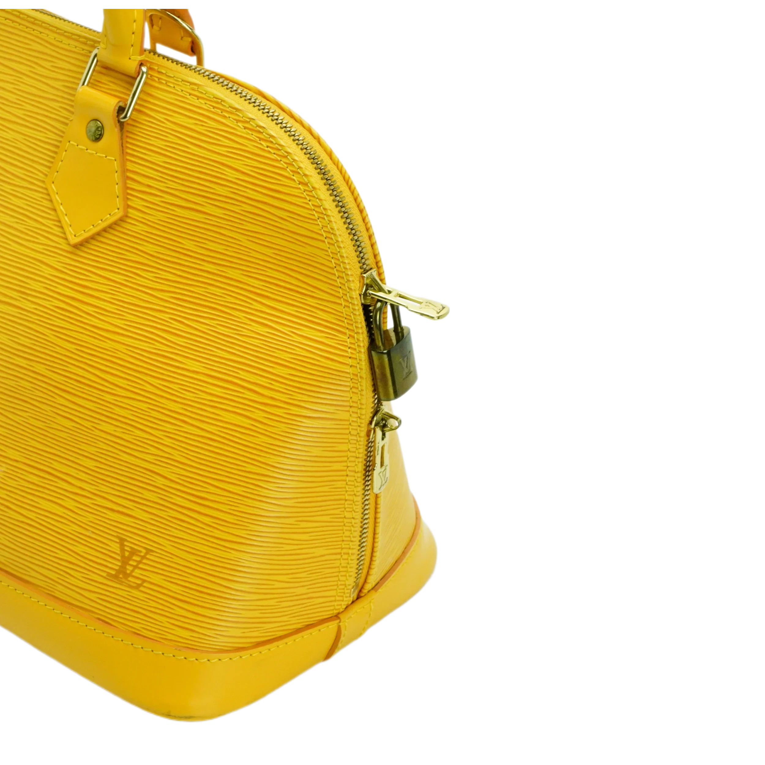 Louis Vuitton Epi Leather Alma Pm Yellow - Image 5