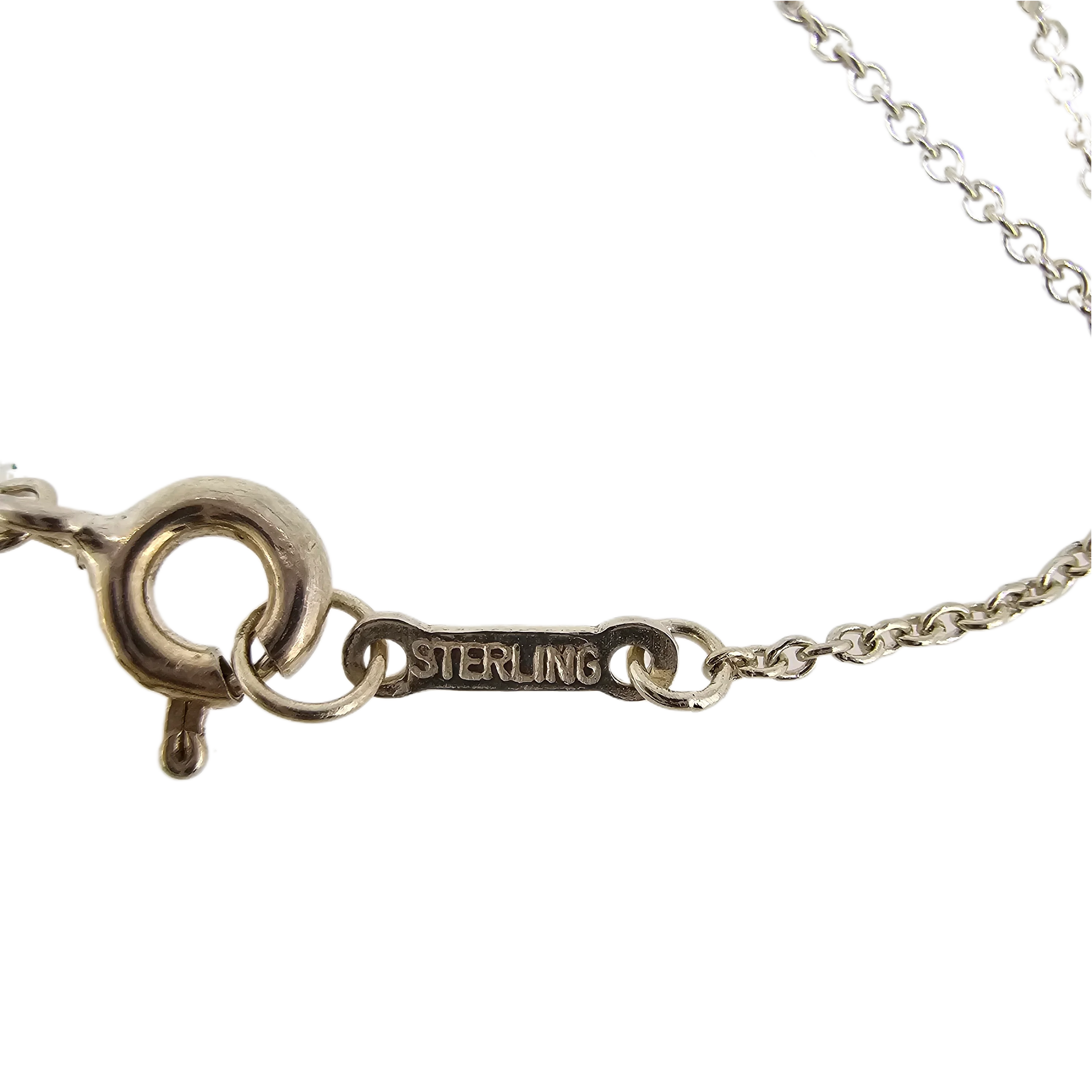 Tiffany & Co Elsa Peretti Small Heart Sterling Silver Necklace - Image 4