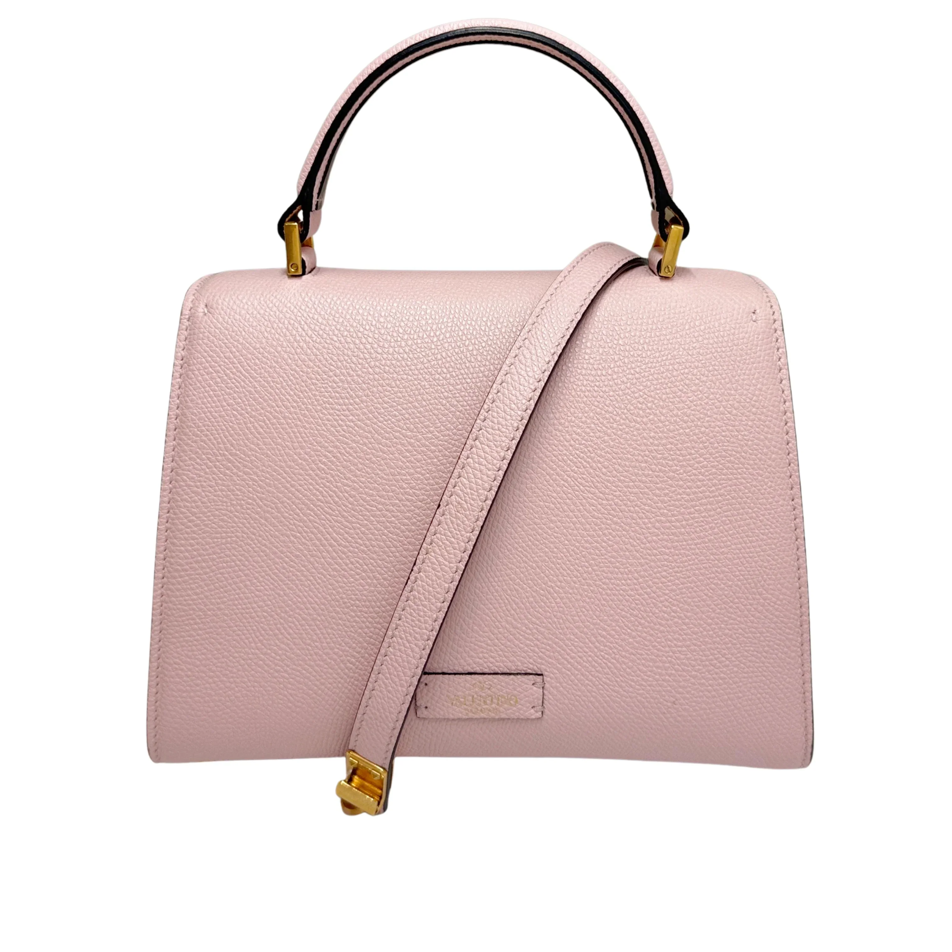 Valentino Garavani Small VSling Shoulder Bag Leather Pink - Image 5