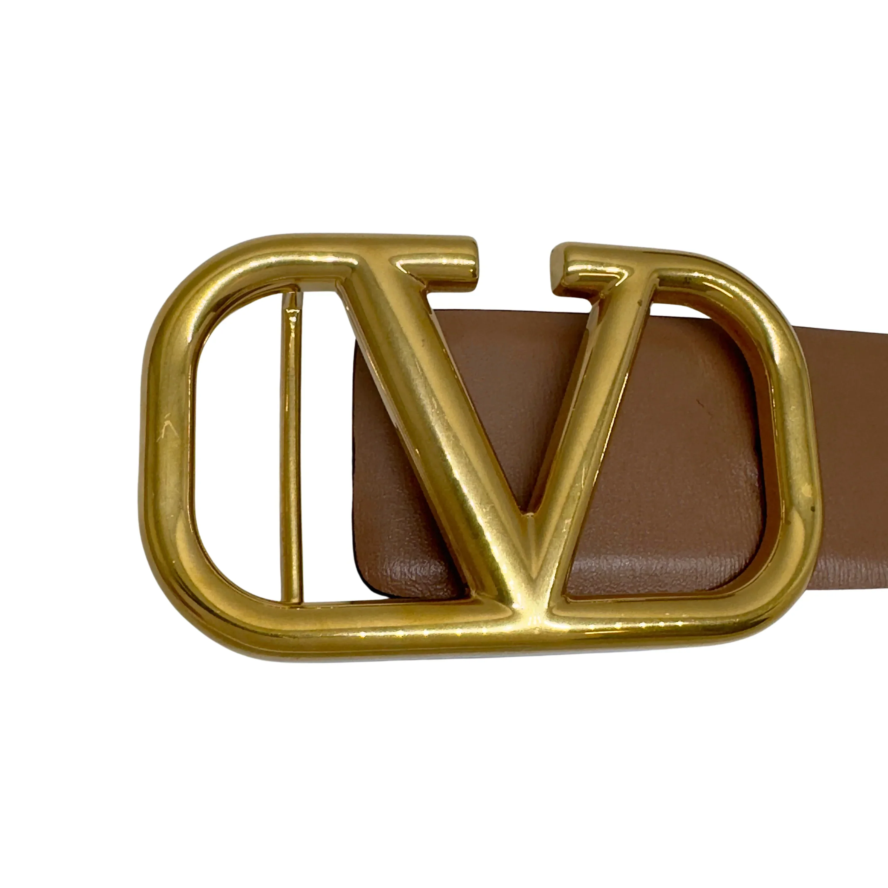 Valentino Garavani VLogo Calfskin Leather Belt 85/34 - Image 8