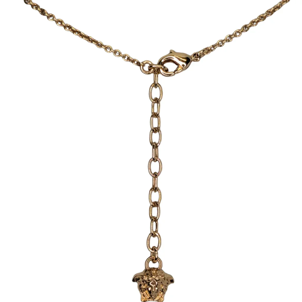 Versace Meduca Crystal-Embellished Pendant Necklace - Image 4
