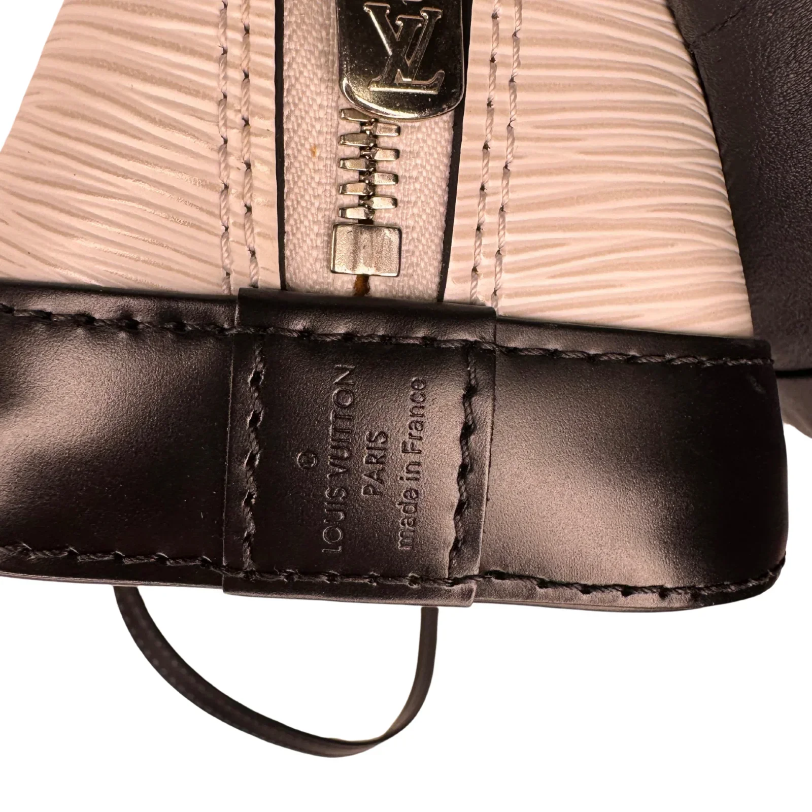 Louis Vuitton Epi Stripe Alma BB – Red and Pink CrossBody Bag - Image 8