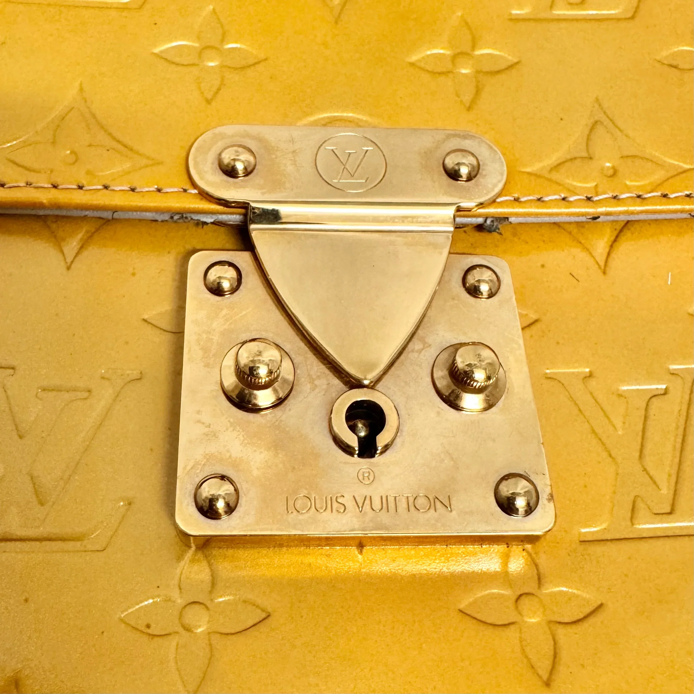 Louis Vuitton Vernis Street Bag Yellow - Image 14